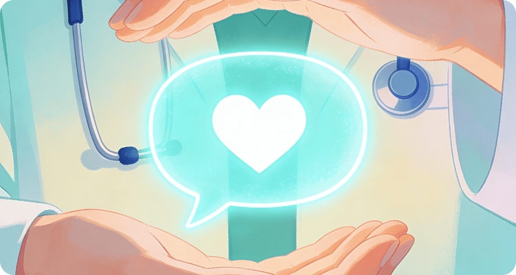 Рисунок сердца в руках